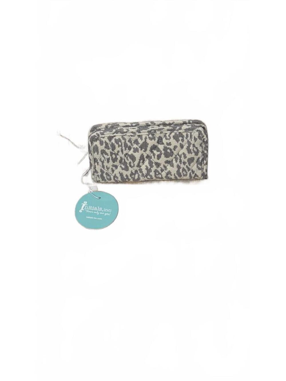 Initials Inc. Grey Cheetah Print Wallet
